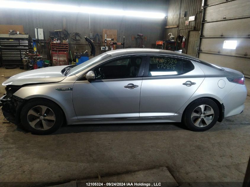 2014 Kia Optima Hybrid VIN: KNAGM4AD6E5070895 Lot: 12105324