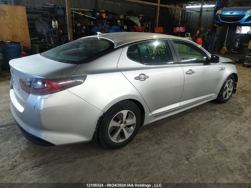 2014 Kia Optima Hybrid VIN: KNAGM4AD6E5070895 Lot: 12105324