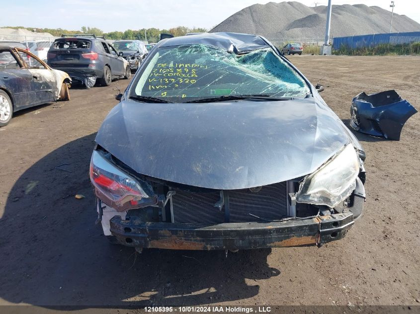 2014 Toyota Corolla L/Le/Le Pls/Prm/S/S Pls VIN: 2T1BURHE4EC137330 Lot: 12105395