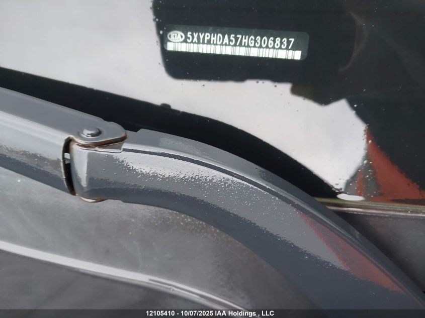 2017 Kia Sorento Ex VIN: 5XYPHDA57HG306837 Lot: 12105410