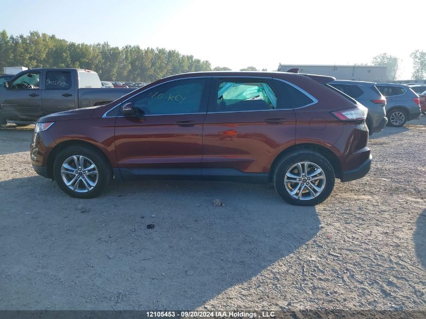 2015 Ford Edge Sel VIN: 2FMTK3J85FBB78664 Lot: 12105453