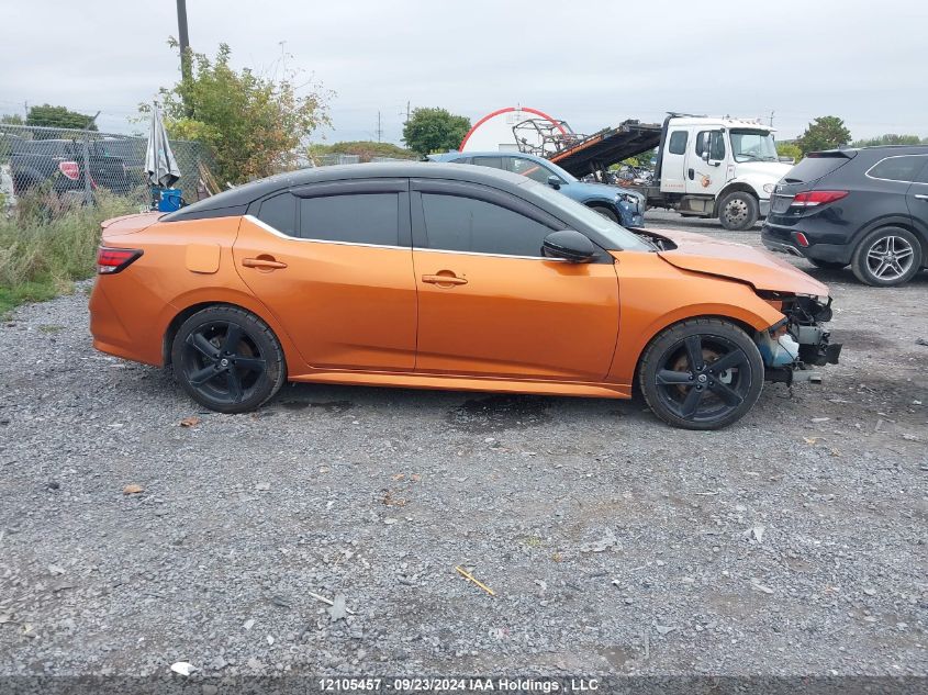 2022 Nissan Sentra Sr VIN: 3N1AB8DV9NY222085 Lot: 12105457