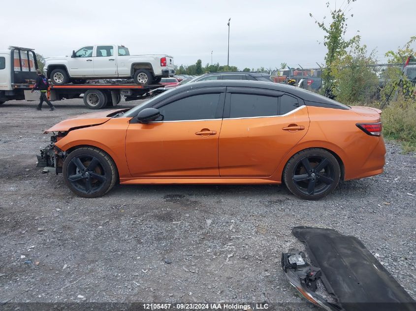 2022 Nissan Sentra Sr VIN: 3N1AB8DV9NY222085 Lot: 12105457