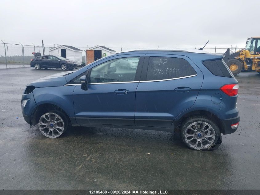 2022 Ford Ecosport Titanium VIN: MAJ6S3KL4NC461873 Lot: 12105480