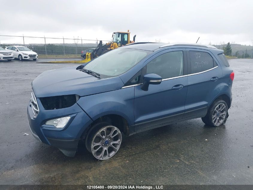 2022 Ford Ecosport Titanium VIN: MAJ6S3KL4NC461873 Lot: 12105480