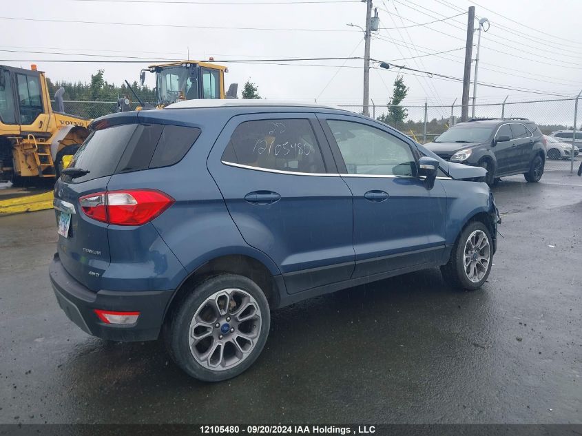 2022 Ford Ecosport Titanium VIN: MAJ6S3KL4NC461873 Lot: 12105480