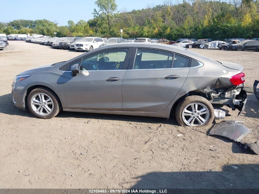 2017 Chevrolet Cruze Lt VIN: 3G1BE5SM6HS557077 Lot: 12105483