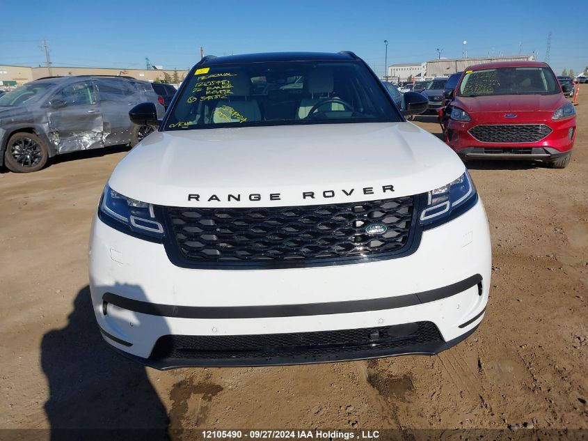 2022 Land Rover Range Rover Velar VIN: SALYJ2EX3NA345812 Lot: 12105490