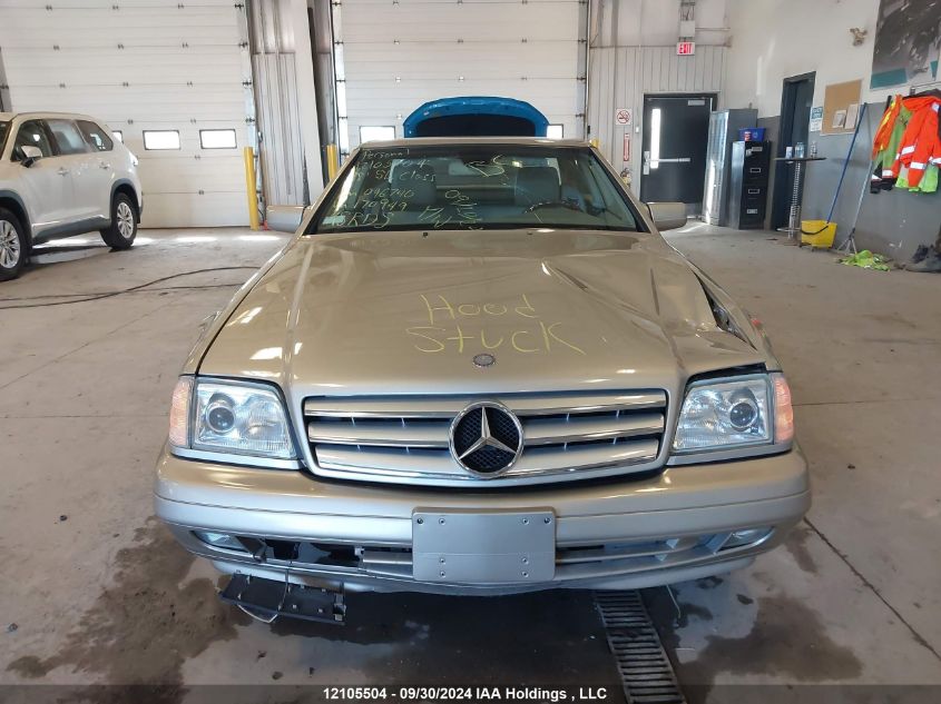 1998 Mercedes-Benz Sl 600R VIN: WDBFA76F3WF170949 Lot: 12105504