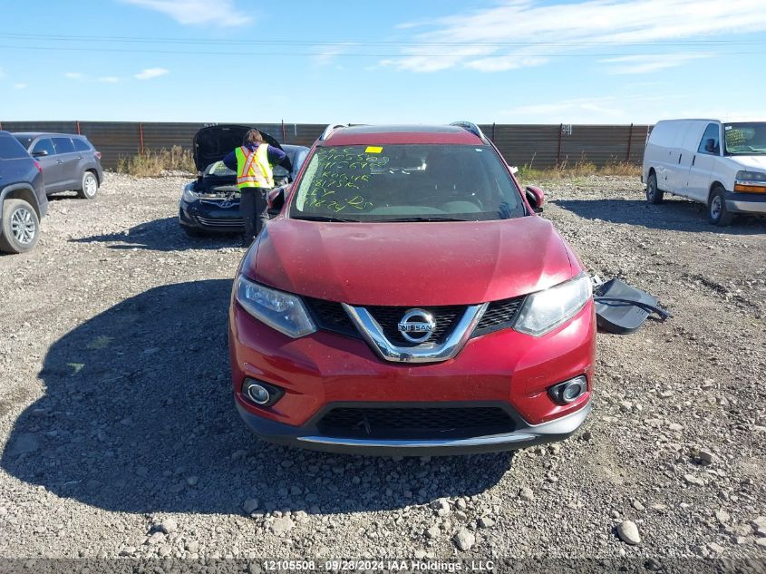 2015 Nissan Rogue S/Sl/Sv VIN: 5N1AT2MVXFC915695 Lot: 12105508