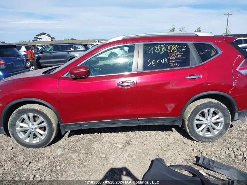 2015 Nissan Rogue S/Sl/Sv VIN: 5N1AT2MVXFC915695 Lot: 12105508