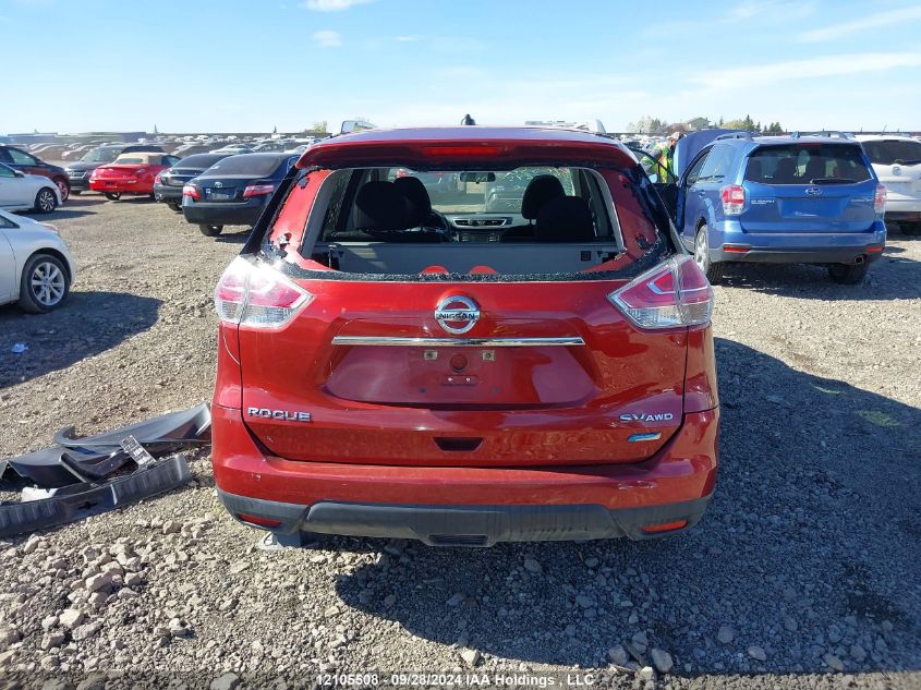 2015 Nissan Rogue S/Sl/Sv VIN: 5N1AT2MVXFC915695 Lot: 12105508