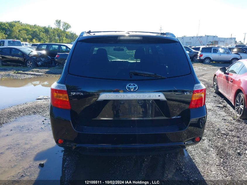 2009 Toyota Highlander Limited VIN: JTEES42A892137455 Lot: 12105511