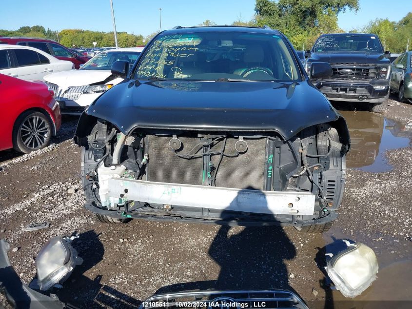 2009 Toyota Highlander Limited VIN: JTEES42A892137455 Lot: 12105511