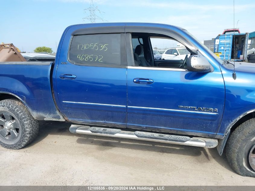 2005 Toyota Tundra VIN: 5TBDT44145S468572 Lot: 12105535