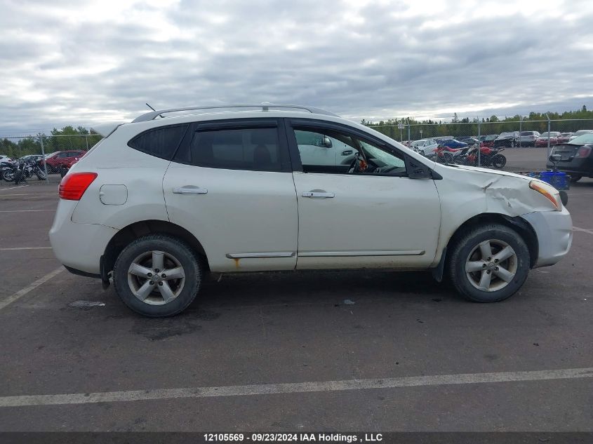 2013 Nissan Rogue S VIN: JN8AS5MVXDW107095 Lot: 12105569