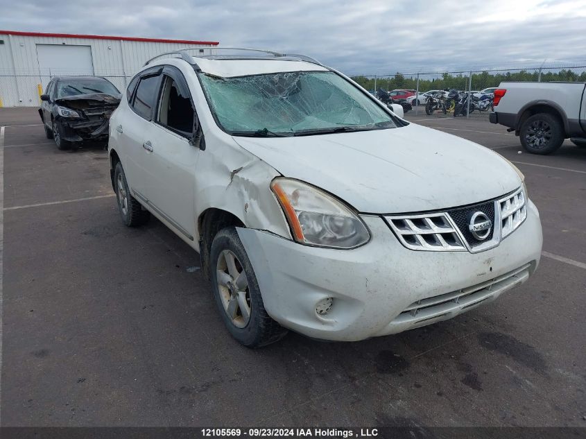 2013 Nissan Rogue S VIN: JN8AS5MVXDW107095 Lot: 12105569