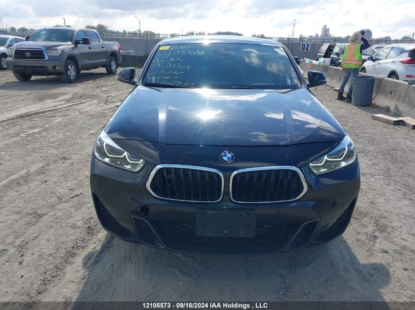 2022 BMW X2 xDrive28I VIN: WBXYJ1C0XN5U21304 Lot: 12105573