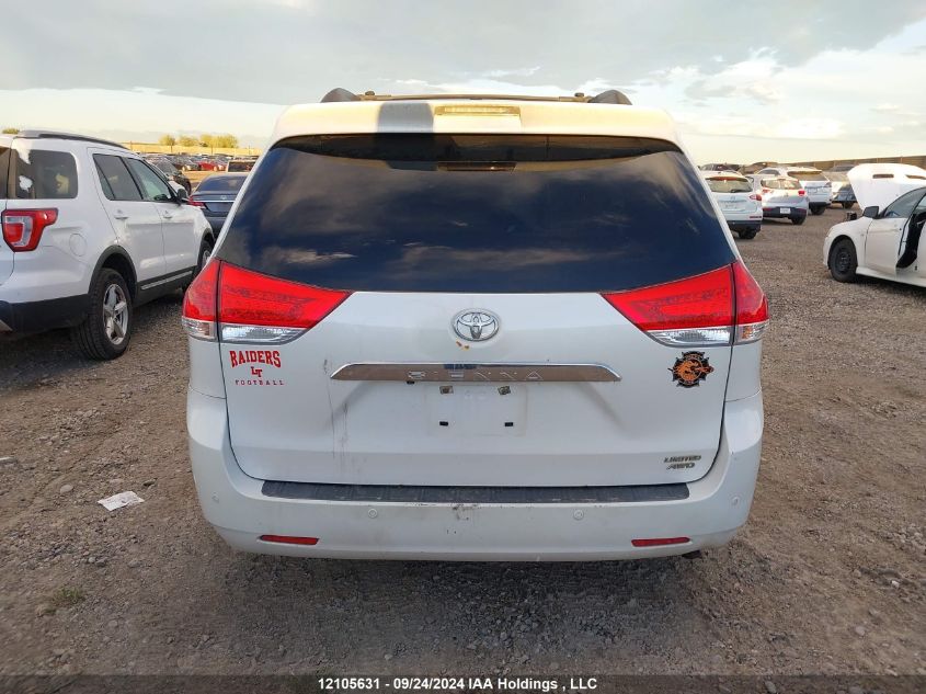 2011 Toyota Sienna Limited 7 Passenger VIN: 5TDDK3DC9BS007689 Lot: 12105631