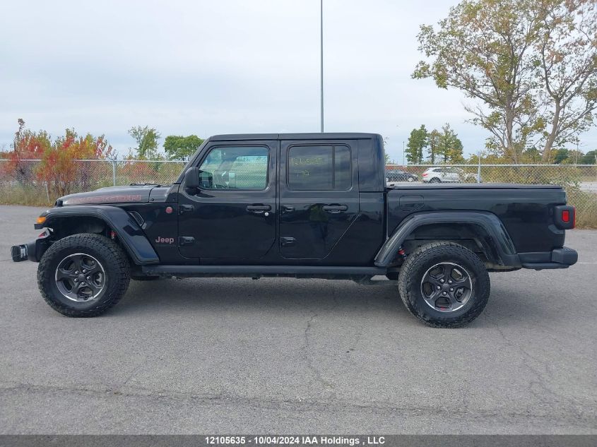 2022 Jeep Gladiator Rubicon VIN: 1C6JJTBG8NL167412 Lot: 12105635