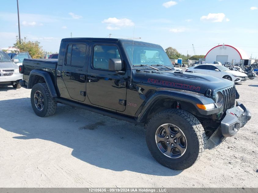 2022 Jeep Gladiator Rubicon VIN: 1C6JJTBG8NL167412 Lot: 12105635