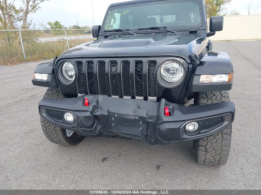 2022 Jeep Gladiator Rubicon VIN: 1C6JJTBG8NL167412 Lot: 12105635