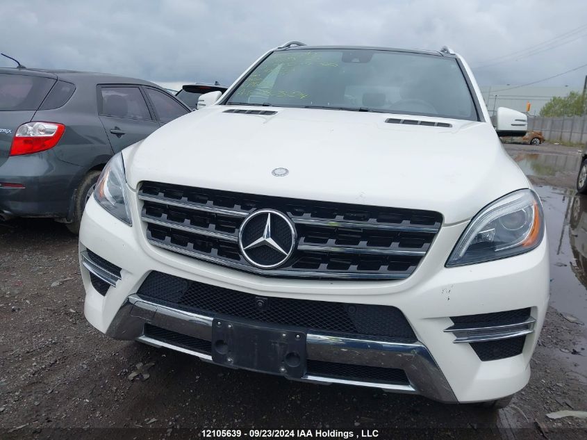 2015 Mercedes-Benz M-Class VIN: 4JGDA2EB6FA539225 Lot: 12105639