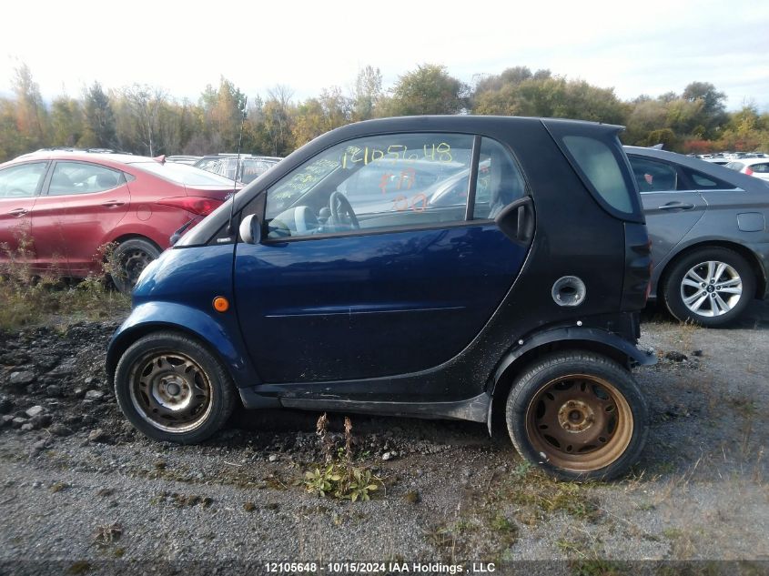 2006 Smart Fortwo VIN: WMEAJ00F66J257450 Lot: 12105648