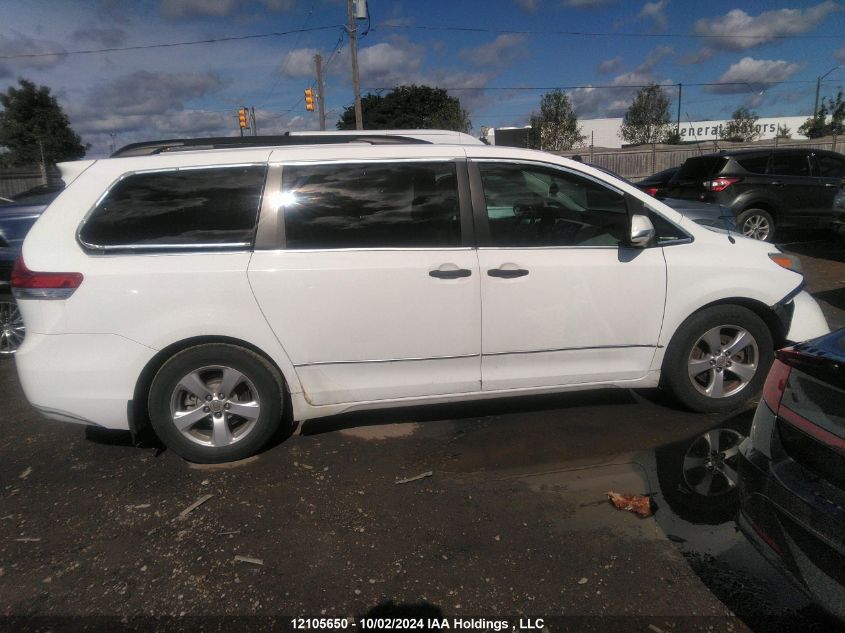 2011 Toyota Sienna V6 7 Passenger VIN: 5TDZK3DC8BS138764 Lot: 12105650