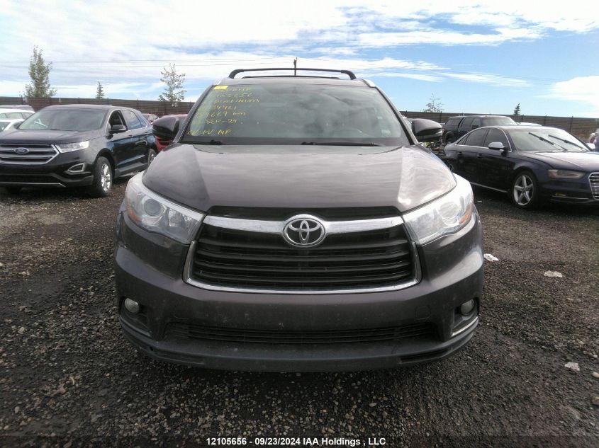 5TDDKRFH9FS134461 2015 Toyota Highlander Limited/Ltd Platinum