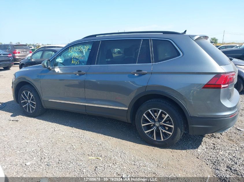 2019 Volkswagen Tiguan VIN: 3VV2B7AX8KM105474 Lot: 12105678