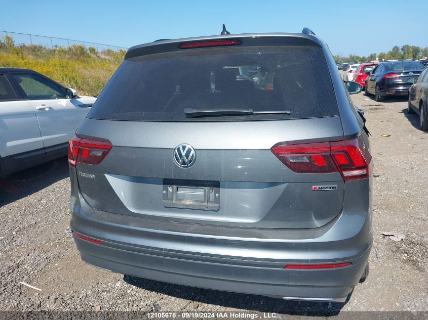 2019 Volkswagen Tiguan VIN: 3VV2B7AX8KM105474 Lot: 12105678