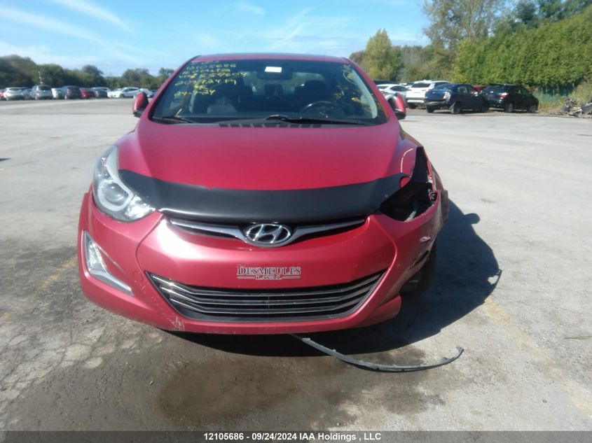 KMHDH4AHXGU554604 2016 Hyundai Elantra Se/Sport/Limited