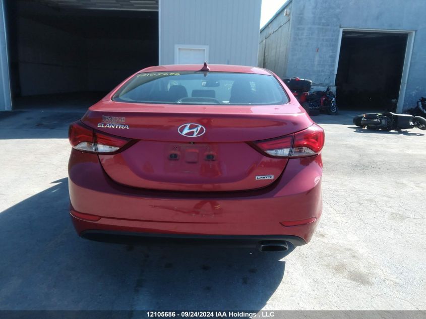 KMHDH4AHXGU554604 2016 Hyundai Elantra Se/Sport/Limited