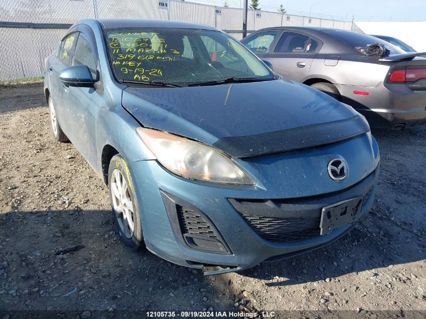 2011 Mazda Mazda3 VIN: JM1BL1UF0B1460681 Lot: 12105735