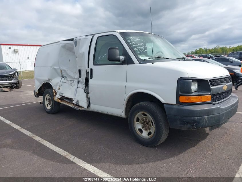 2010 Chevrolet Express 2500 Work Van VIN: 1GCZGFDA2A1119575 Lot: 12105747