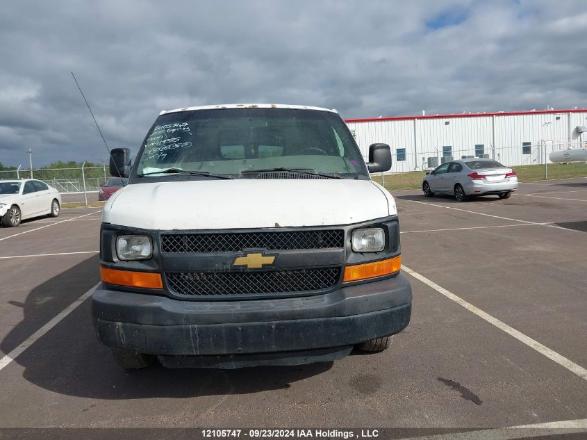 2010 Chevrolet Express 2500 Work Van VIN: 1GCZGFDA2A1119575 Lot: 12105747