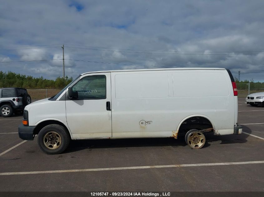 2010 Chevrolet Express 2500 Work Van VIN: 1GCZGFDA2A1119575 Lot: 12105747