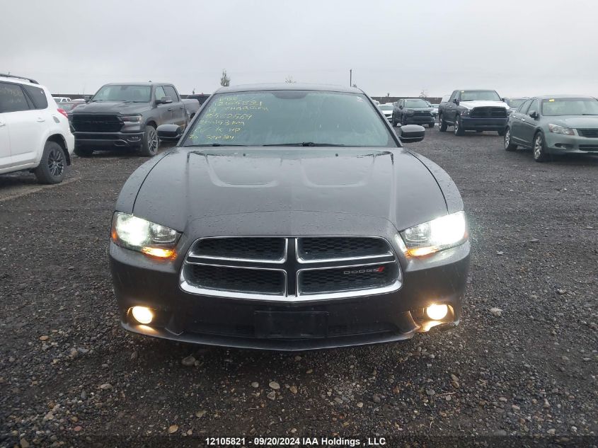 2013 Dodge Charger Sxt VIN: 2C3CDXHG2DH582569 Lot: 12105821