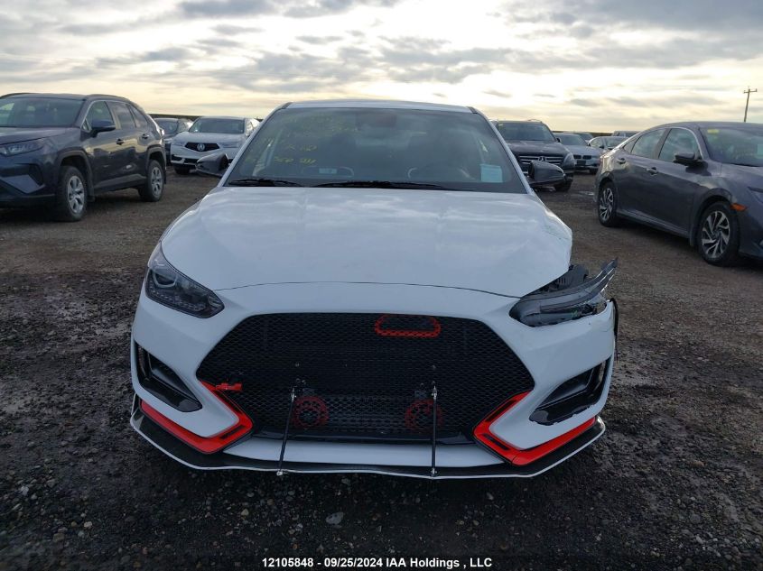 2022 Hyundai Veloster N VIN: KMHT36AH9NU014387 Lot: 12105848