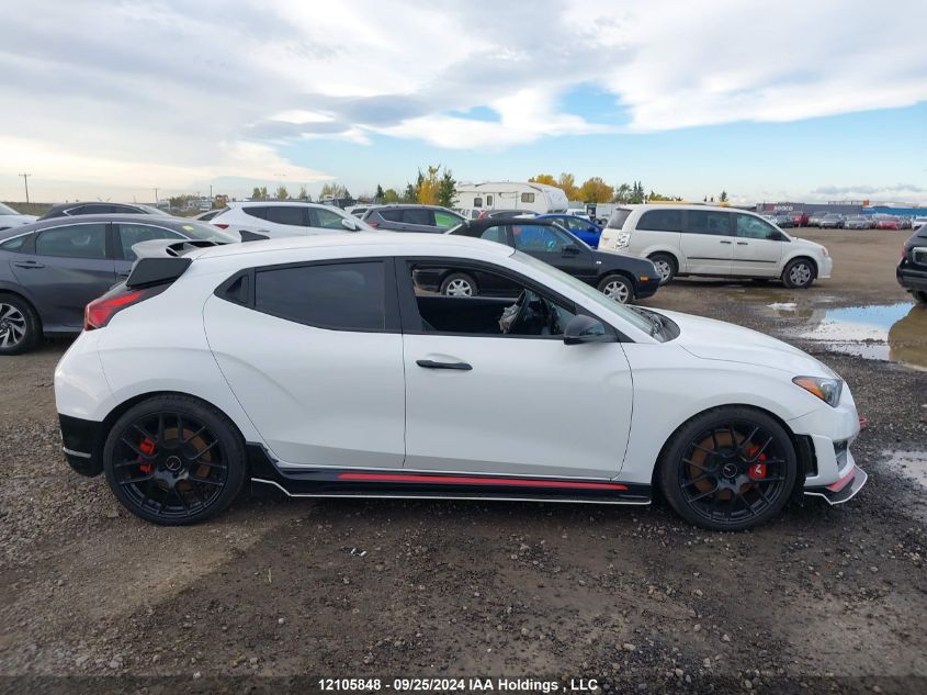 2022 Hyundai Veloster N VIN: KMHT36AH9NU014387 Lot: 12105848