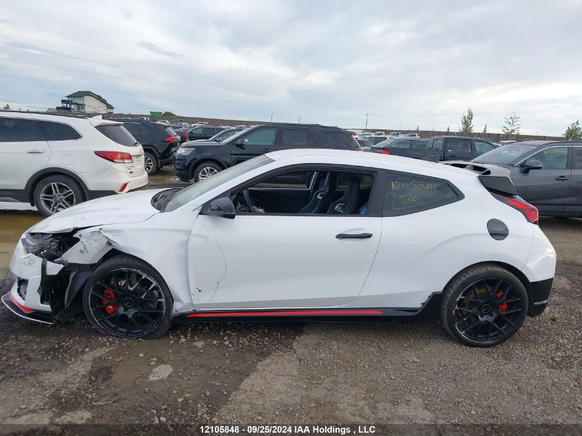 2022 Hyundai Veloster N VIN: KMHT36AH9NU014387 Lot: 12105848