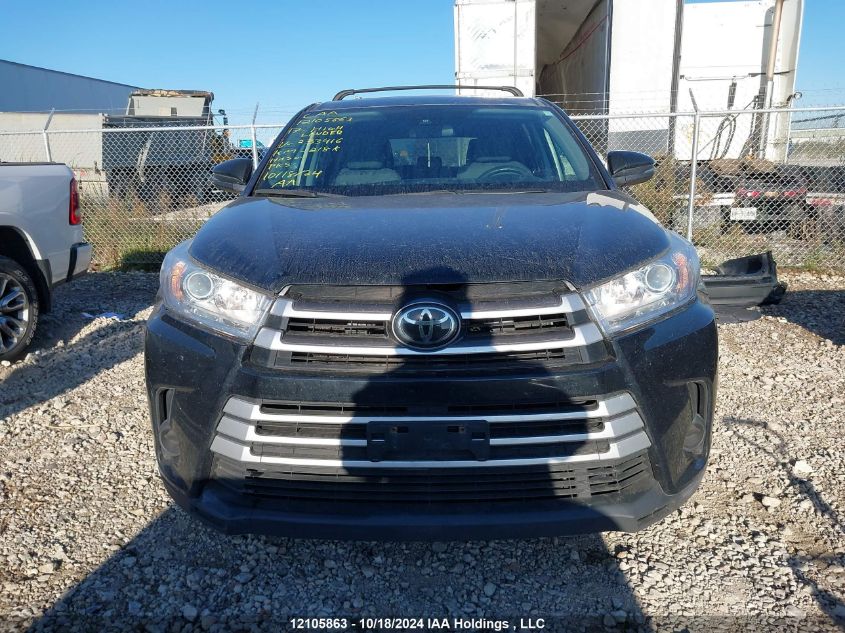 2017 Toyota Highlander Le/Le Plus VIN: 5TDZZRFH7HS233476 Lot: 12105863