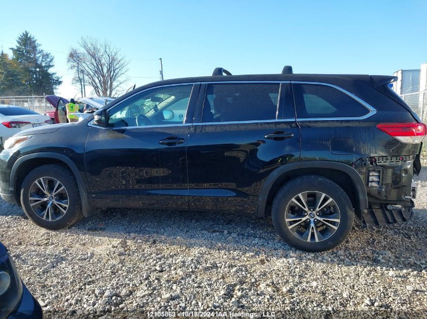 2017 Toyota Highlander Le/Le Plus VIN: 5TDZZRFH7HS233476 Lot: 12105863