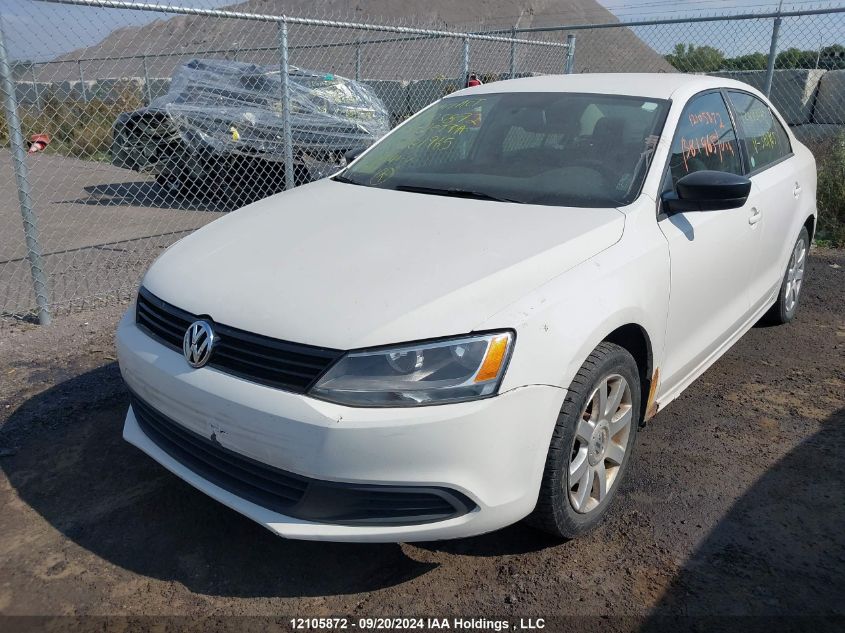 2013 Volkswagen Jetta VIN: 3VW1K7AJ6DM381965 Lot: 12105872