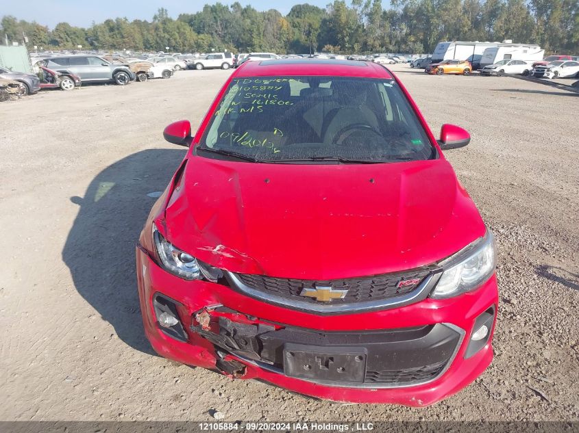 1G1JD6SB3H4161806 2017 Chevrolet Sonic