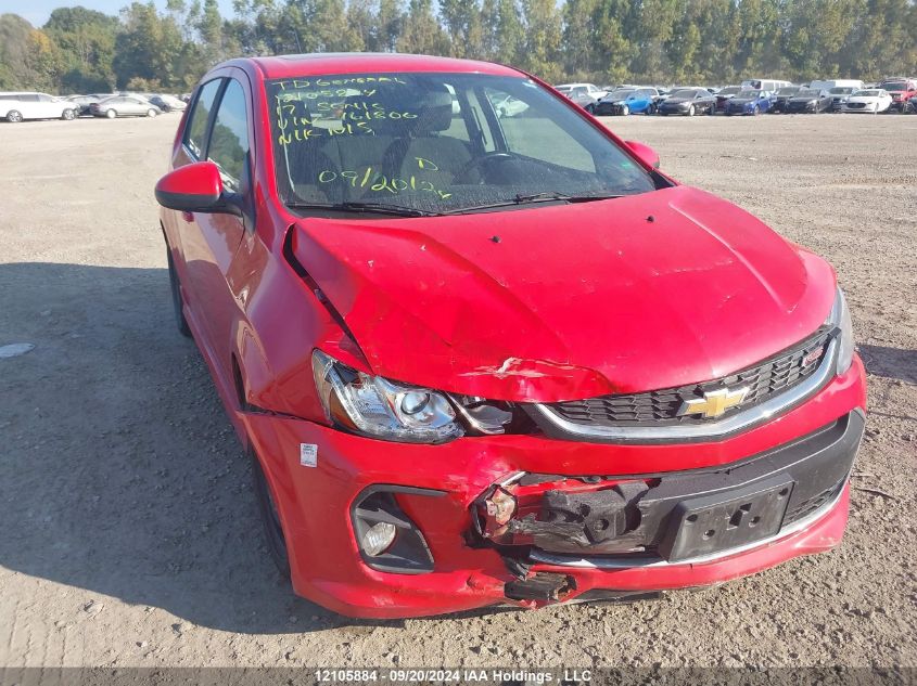 2017 Chevrolet Sonic VIN: 1G1JD6SB3H4161806 Lot: 12105884