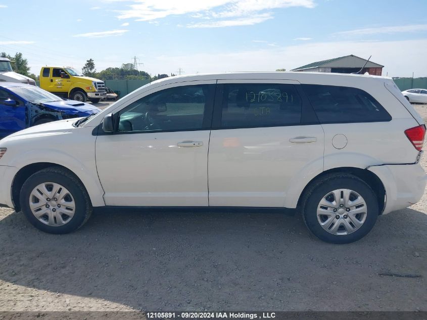 2018 Dodge Journey Cvp/Se VIN: 3C4PDCAB1JT219512 Lot: 12105891