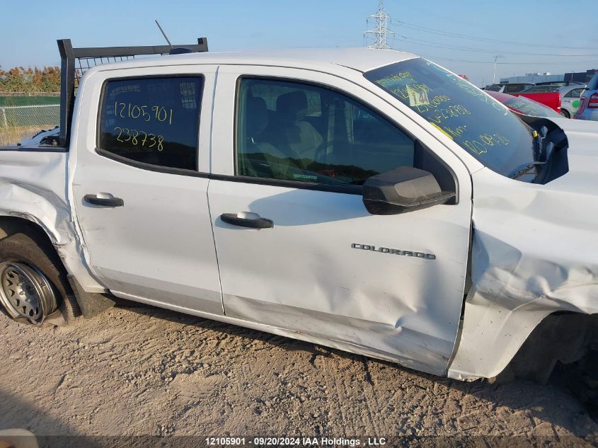 2023 Chevrolet Colorado VIN: 1GCPTBEK2P1238738 Lot: 12105901