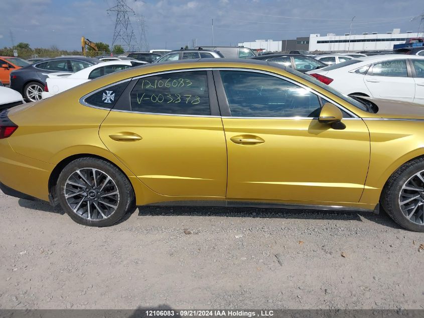 2020 Hyundai Sonata Ultimate VIN: 5NPEH4J29LH003878 Lot: 12106083